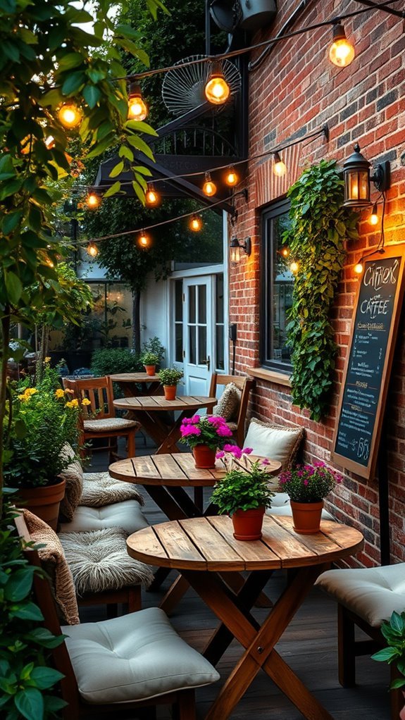 charming outdoor seating arrangements