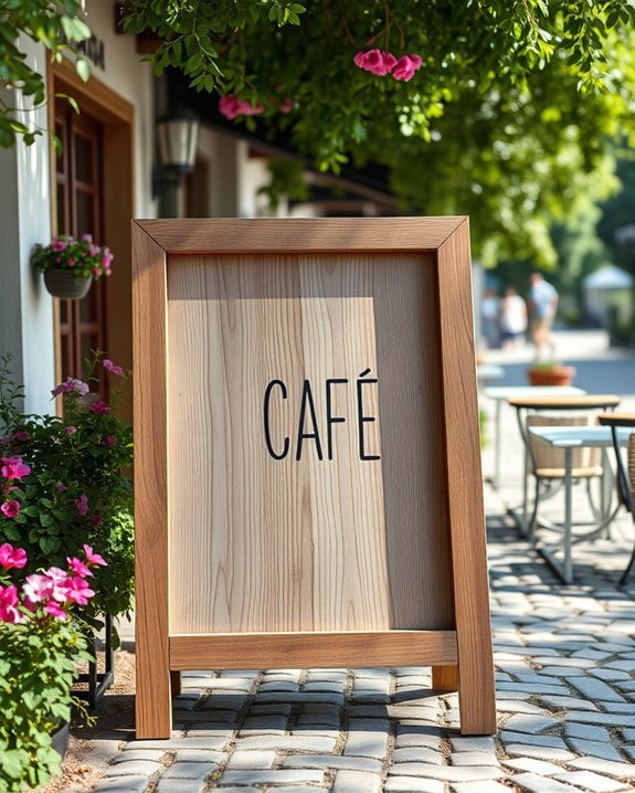charming portable signage solutions