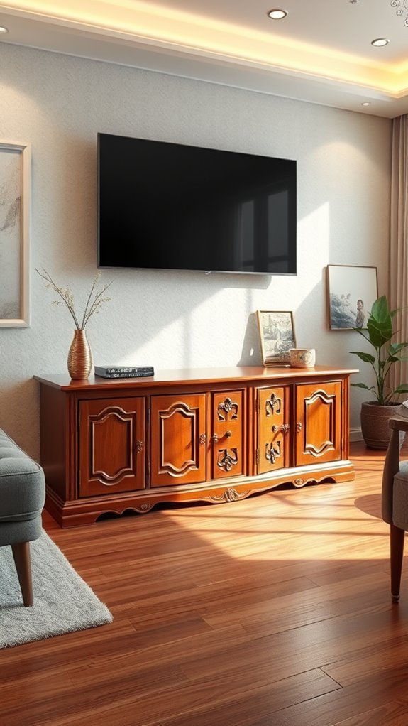charming retro living room