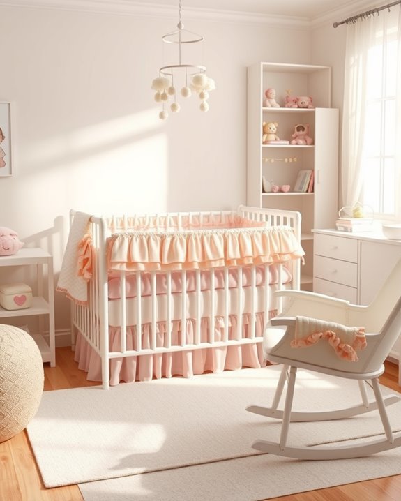 charming ruffled bedding sets