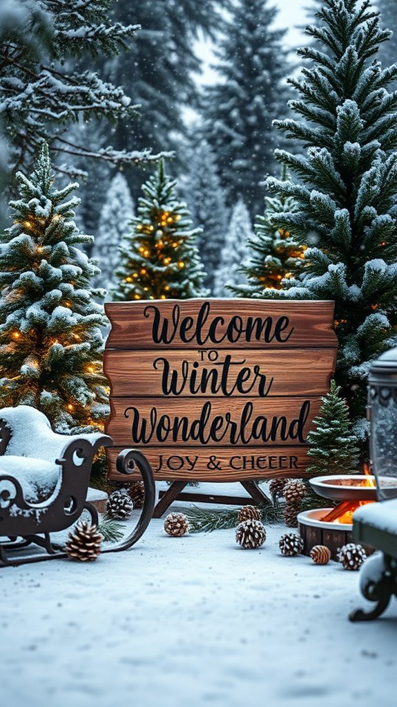 charming rustic wooden signs