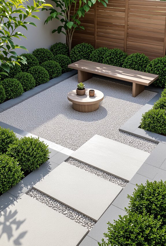 charming space saving gravel patio