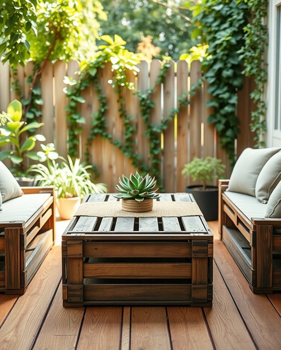 charming upcycled outdoor storage