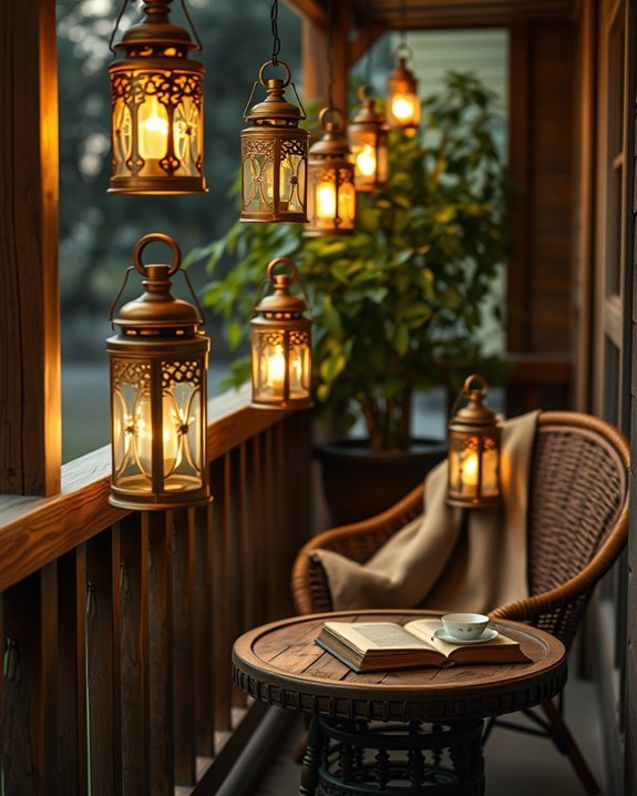 charming vintage lantern ambiance