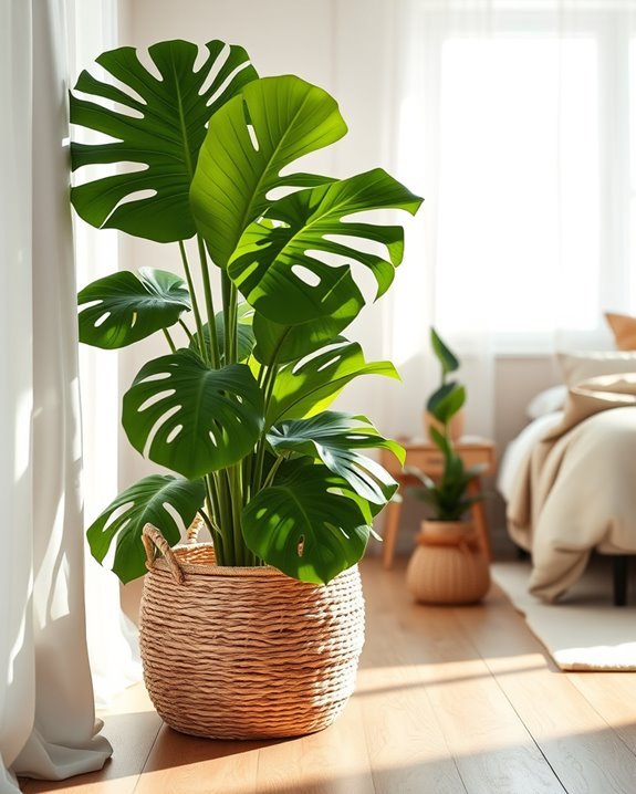 charming woven plant holders