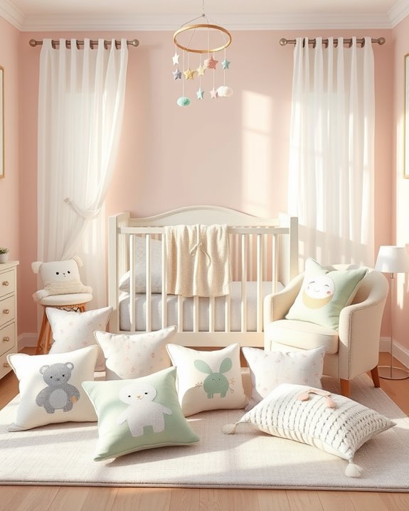 cheerful vibrant accent pillows