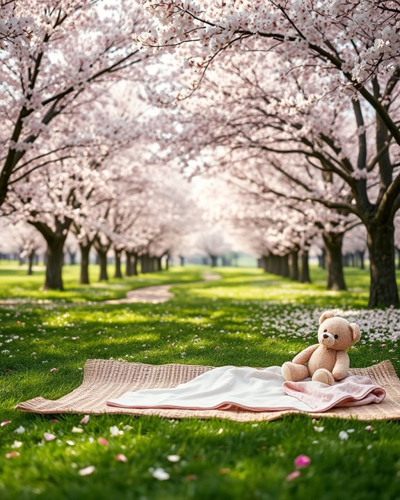 cherry blossom picnic memories