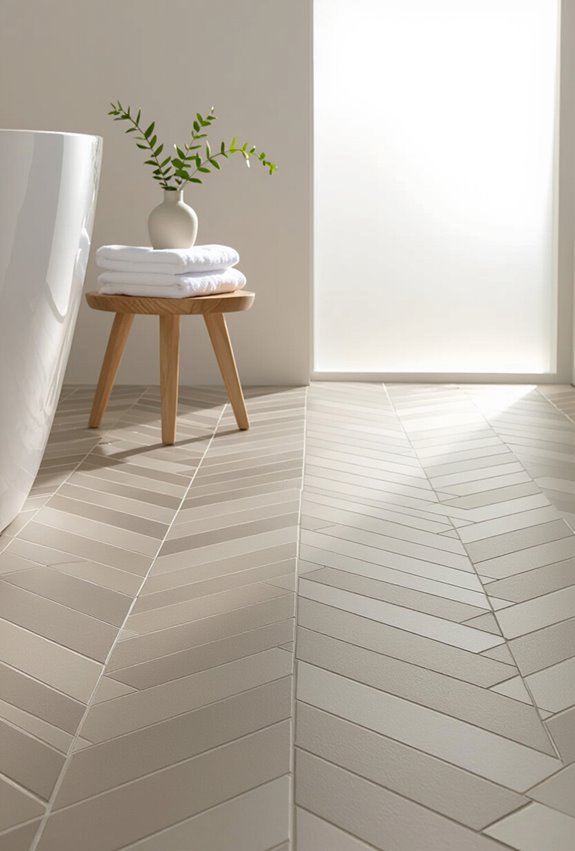 chevron and herringbone elegance