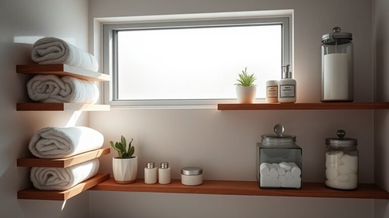 chic bathroom storage solutions