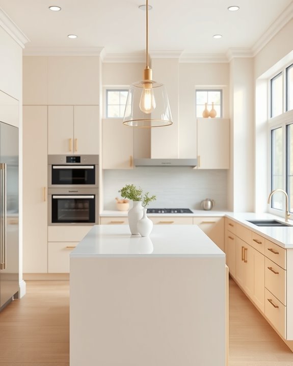 chic beige pendant lighting