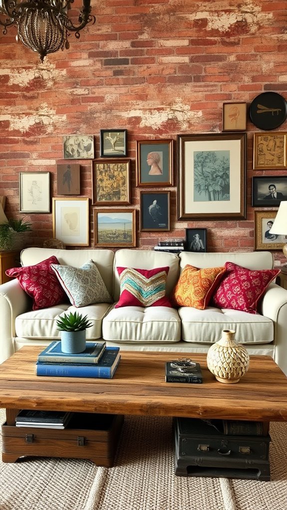 chic brick eclectic style