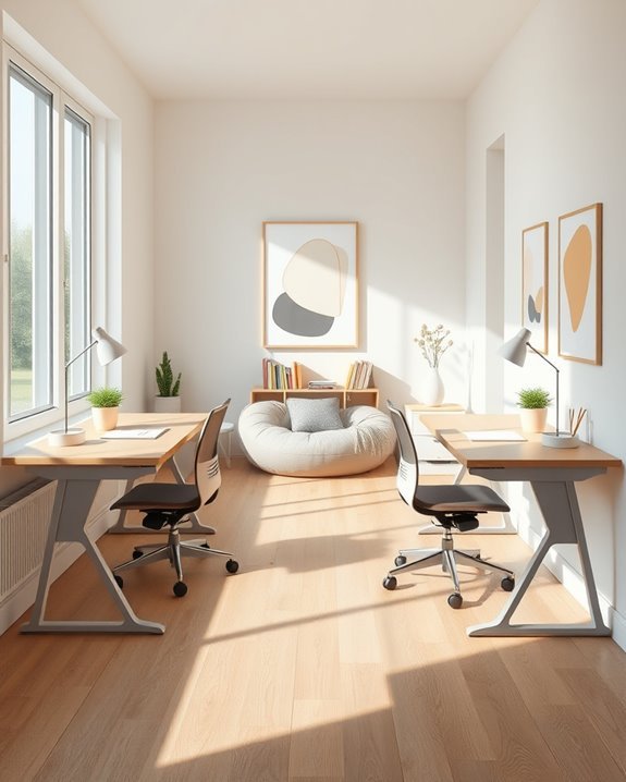 chic shared workspace organization