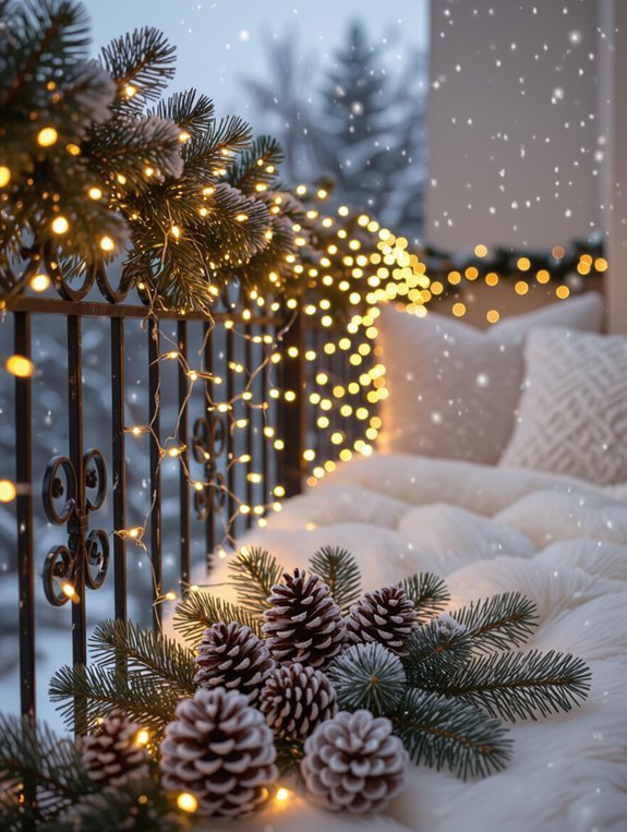chic winter lighting decor