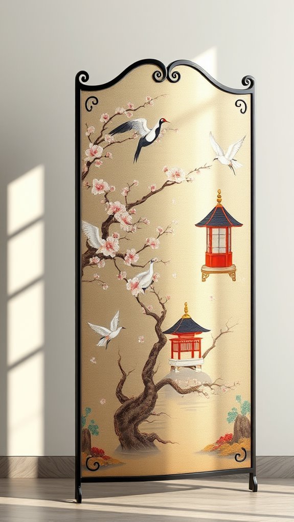 chinoiserie decorative screens elegance