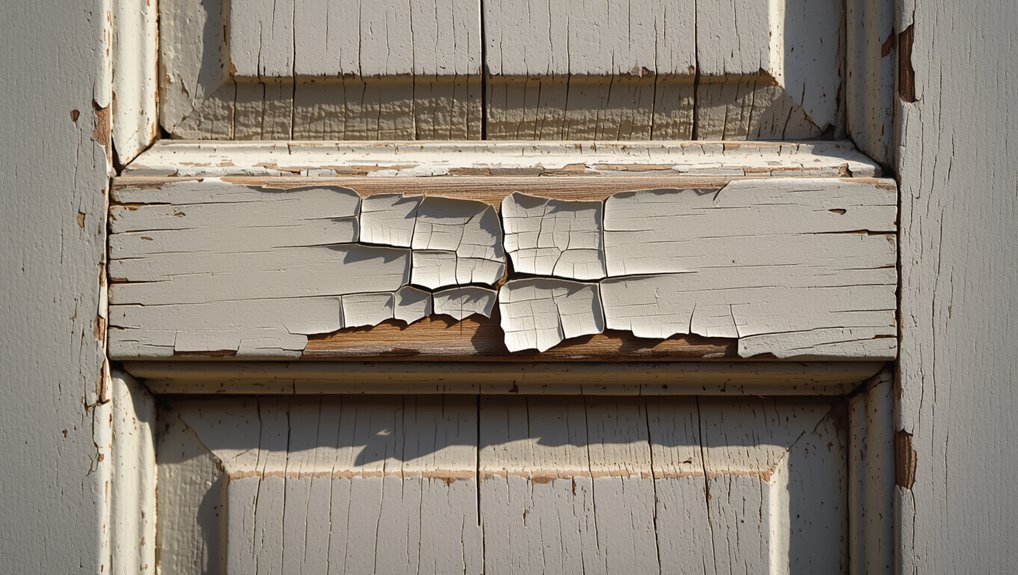 chipped paint signals neglect