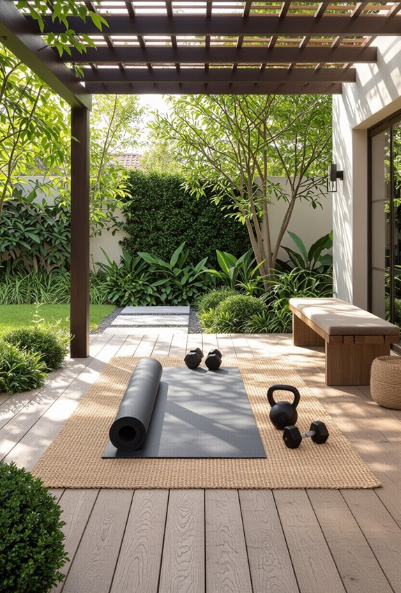 choose a sturdy shaded patio