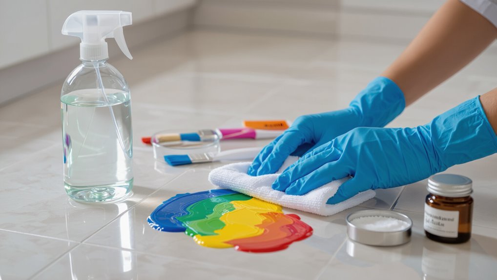 choose appropriate cleaning solvent