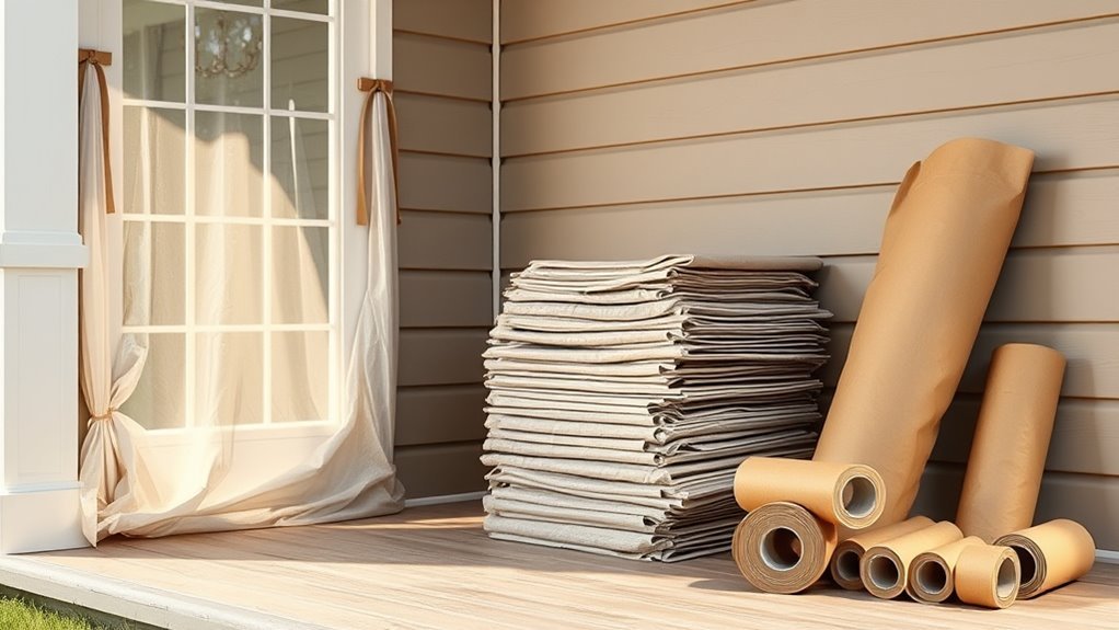 choose appropriate covering materials