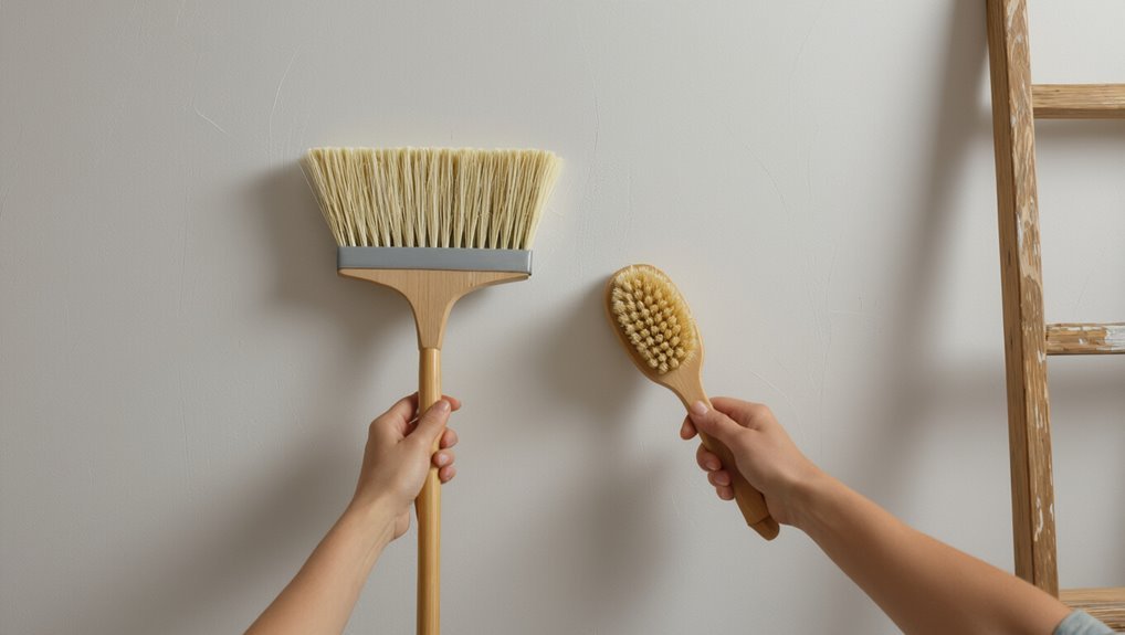 choose broom or brush