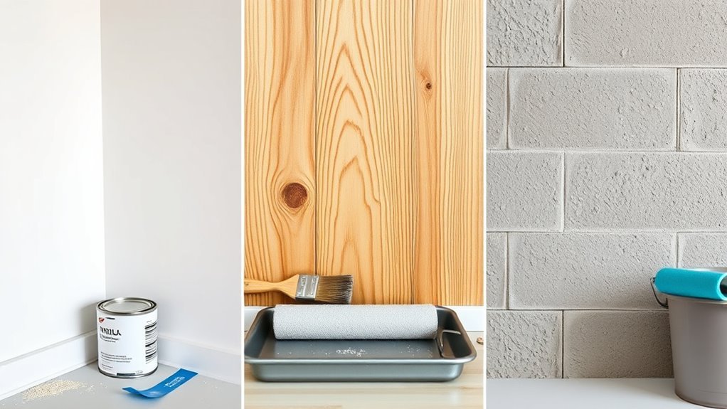 choose primers based on material