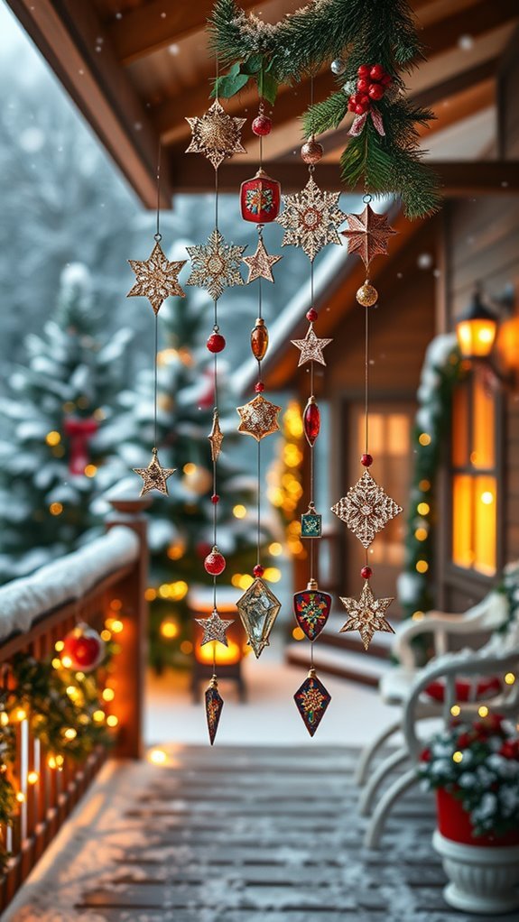 christmas wind chimes decor