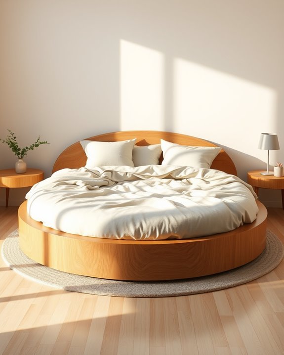 circular box bed design