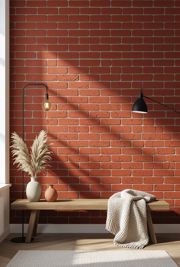 classic brick red warmth
