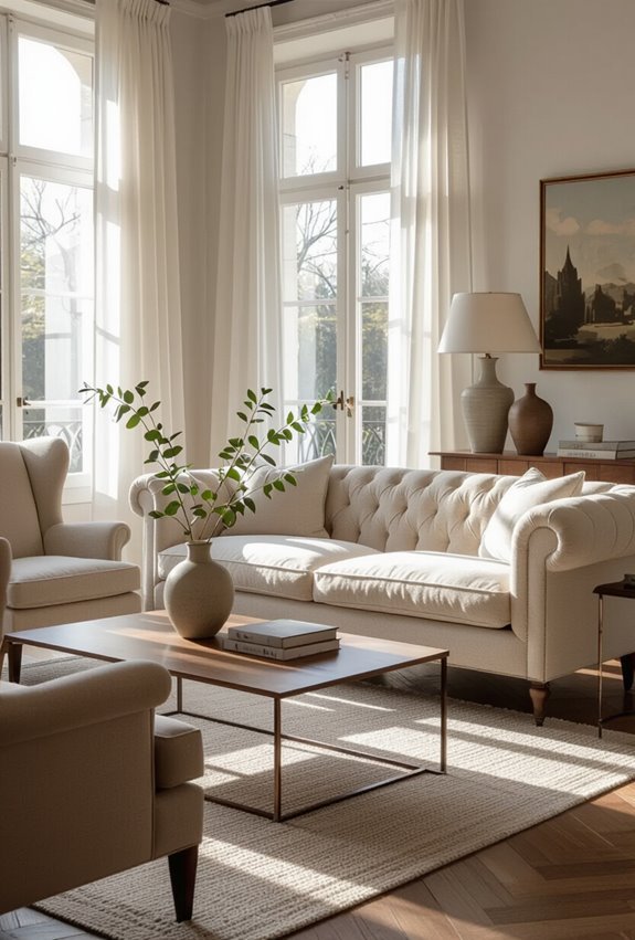 classic comfort modern minimalism