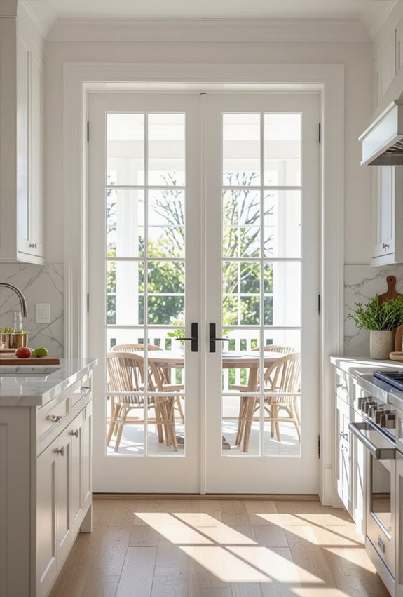 classic glazed french bifolds