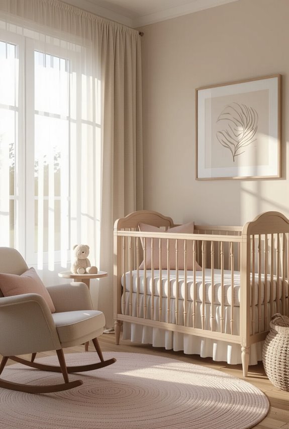 classic meets contemporary nursery style
