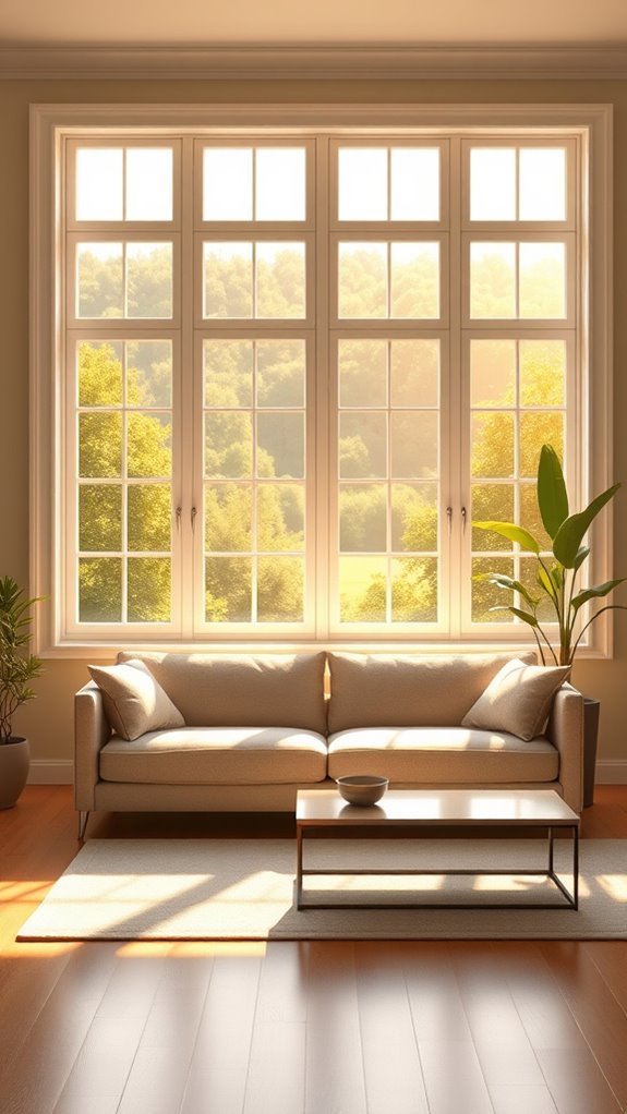 classic style double hung windows