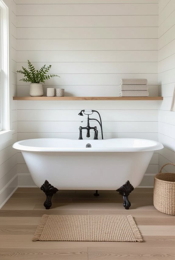 clawfoot bathtub farmhouse focalpoint