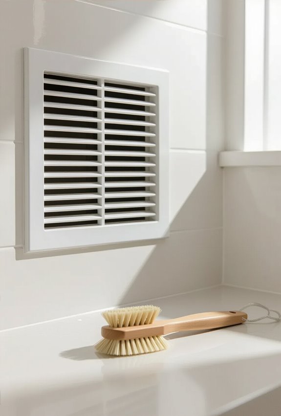clean basement bathroom vents
