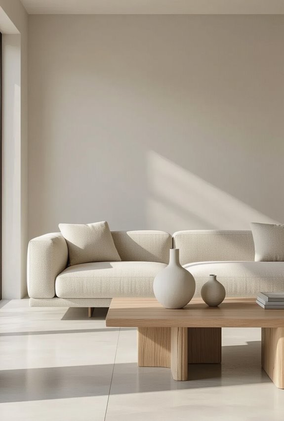 clean lines uncluttered calm