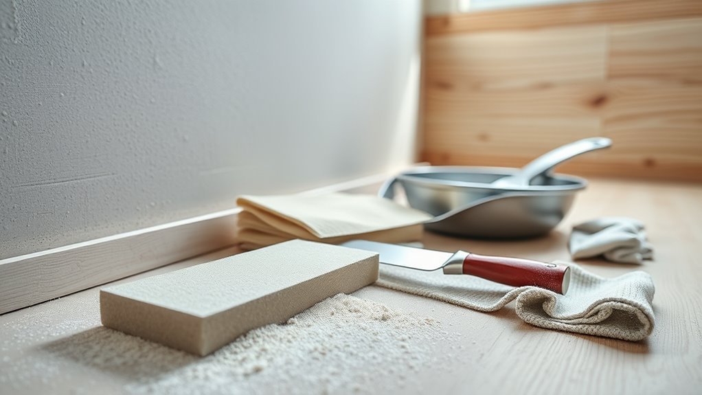 clean repair smooth surface