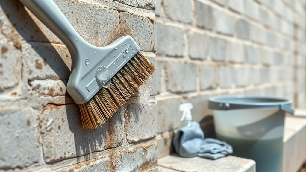 clean thoroughly before painting