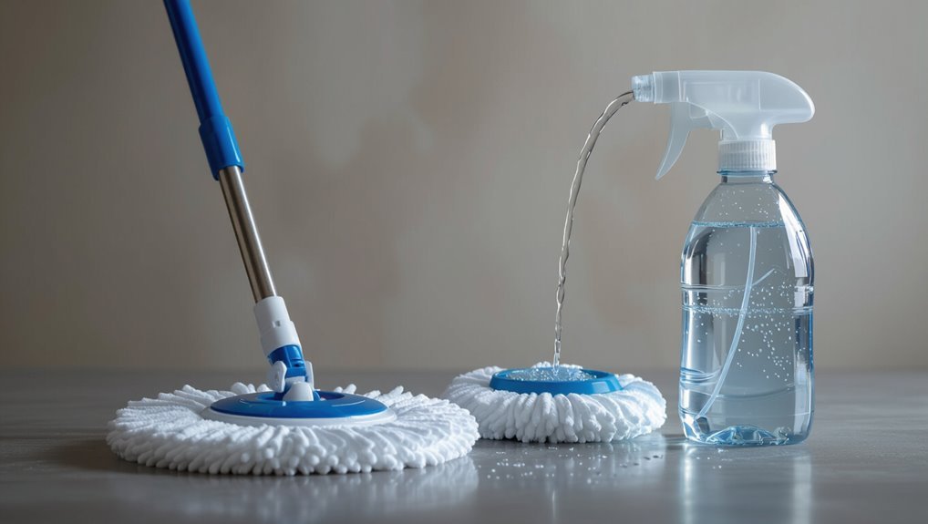 cleaning solution and microfiber