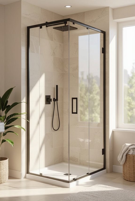 clear glass creates depth