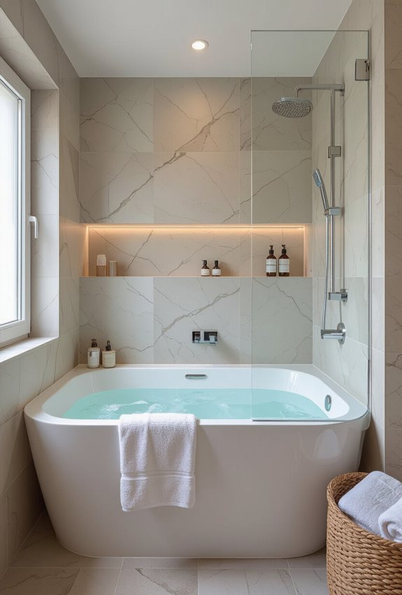 clear or frosted glass panels