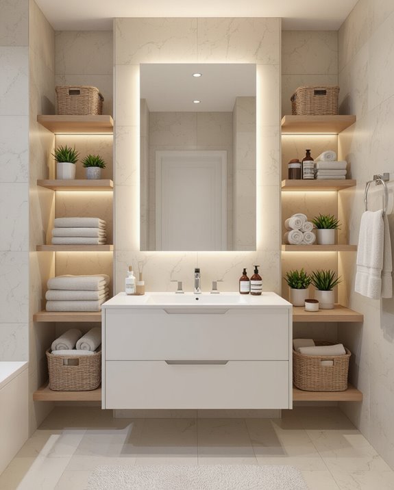 clever bathroom storage solutions