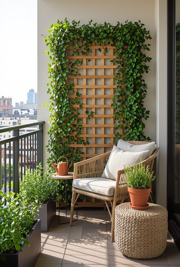 climbing plant trellis privacy screens