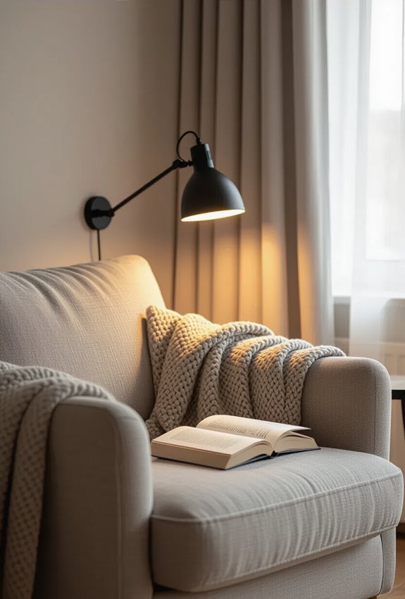 clip on lamps create coziness