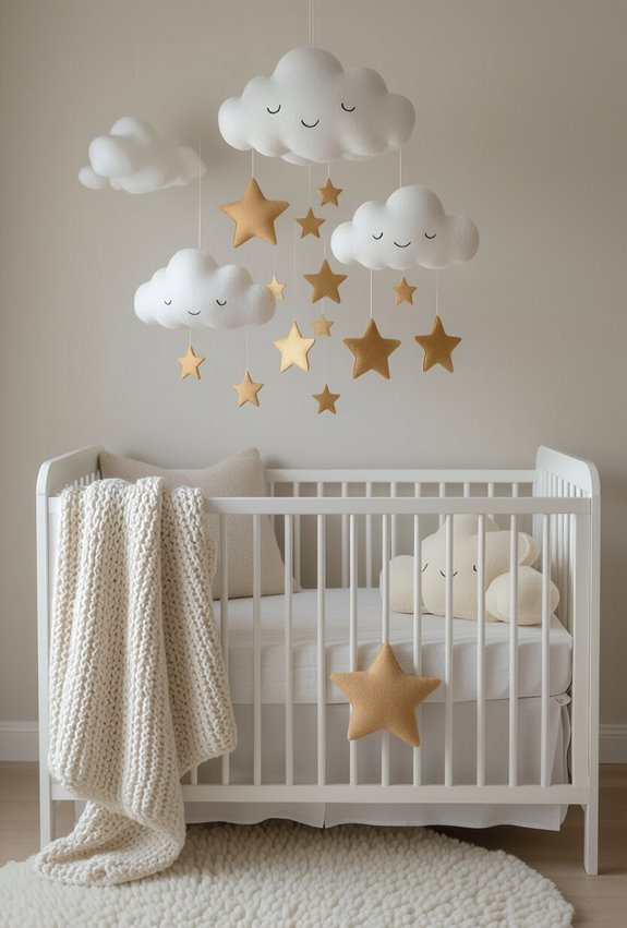 clouds stars soft textures