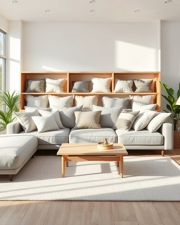 cluttered wall units overwhelm spaces