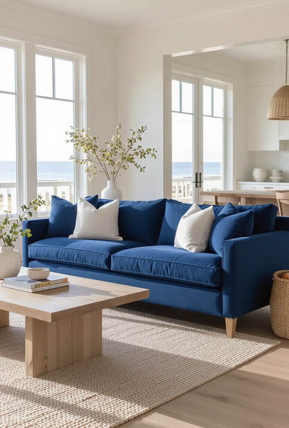 coastal blue couch cozyism