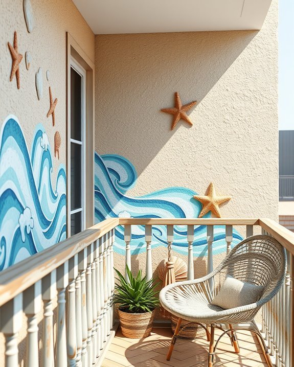 coastal decor balcony retreat