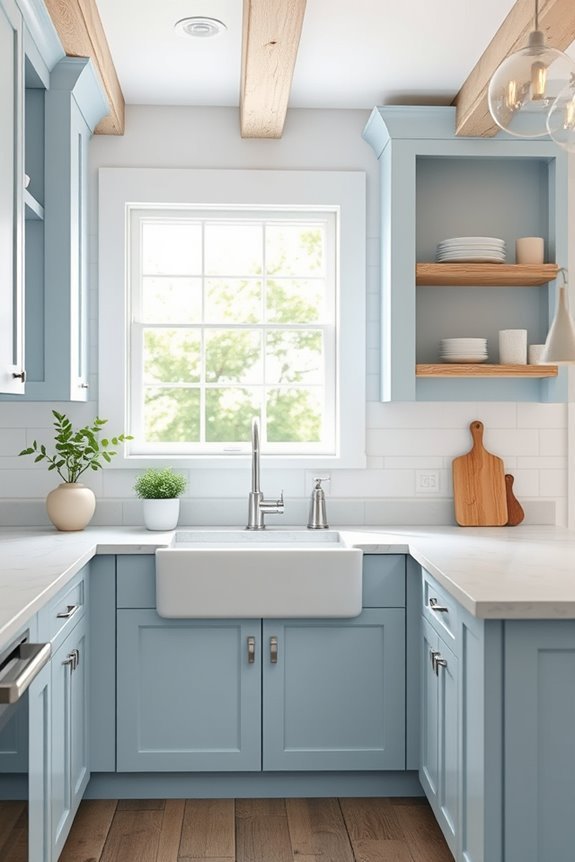 coastal farmhouse kitchen design