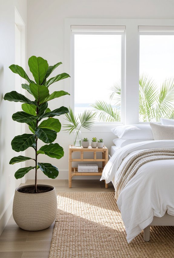 coastal greenery for calm