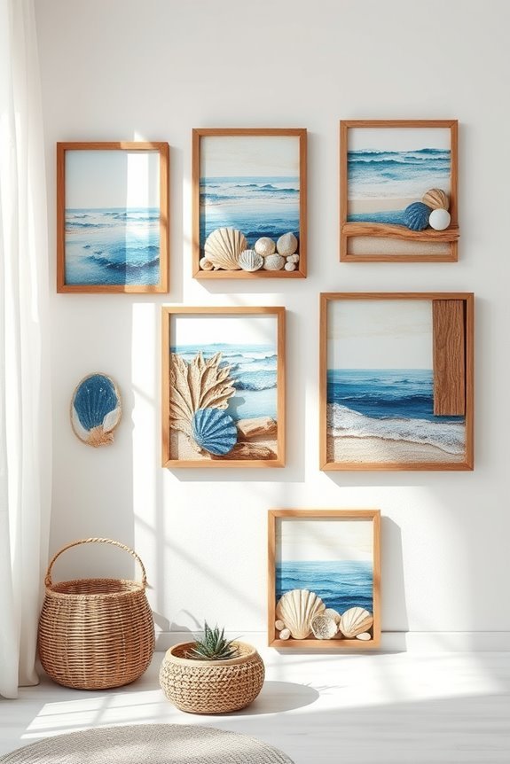 coastal mixed media artistry