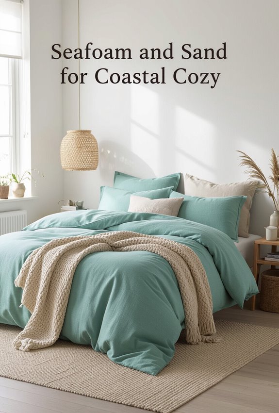 coastal seafoam sandy retreat